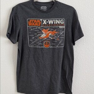 Star Wars X-Wing Starfighter Charcoal Tee